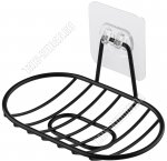 .BLACK черный Мыльница настен,овал L14,3х9см (20 