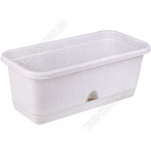 Ящик балкон, мрамор L40х18,5 h15см (28)