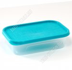 Контейнер бирюзовый/прозр, прямоуг 0,3л (36)