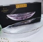 .Прозр матовый Блюдо глубокое, овал 31х14,5 h7см (12)