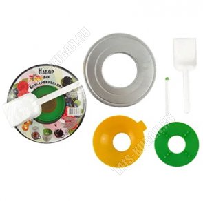 Н-р д/консерв.5шт (воронка, переход.д/банок,стерилиз.,совочек,магнит.палочка) 