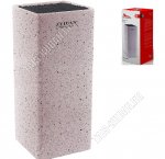 Подставка д/ножей квадратная 10x10 h22,5см (12) 