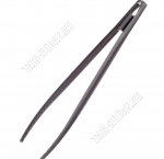 Щипцы-пинцет кухонный L28см,пластик,черн (12)