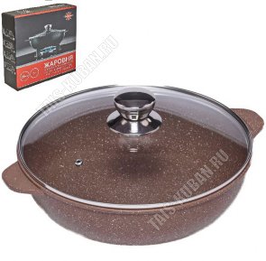 Жаровня 6л d32 h9см с крышкой (5) 