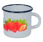 Клубника пудрово-голубой Кружка 0,4л (16) 