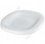 CARINE WHITE Тарелка плоская 26х26см б/уп (24) Франция 