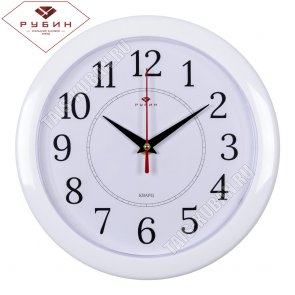 Часы (стекло/пластик) круг.d23см
