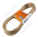 Веревка/шнур бельевой металлическая проволка+полипропилен d2мм (20м) (10)