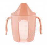 Поильник детский 0,27л персиковый,Plast Team(13) 