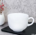 Белая Чашка 220мл (ф.бочонок) б/уп (72)