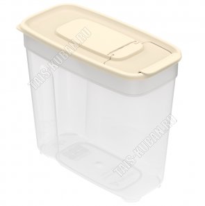 Емкость д/сыпучих 1,4л с дозат (17х8,5 h15,5см) (49)