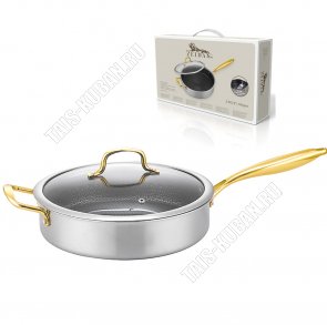 Allegro (нерж с а/п) Сотейник d28см,прям борт h7см (6) 