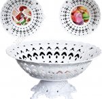 Ваза на ножке, кругл.(d30 h14см) 