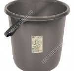 Ведро 12л мерн.делен, серо-коричн,круг (d29 h31см) (10) 
