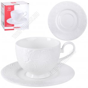 Розы Чай- 2пр 300мл (чашка-бутон) п/у 