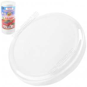 СВЕТЛАНА Крышка д/консерв.винтовая RTS моноцвет БЕЛАЯ (ц.за 20шт) (36) 