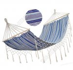 Гамак 200х120см полотно, поликоттон, деревянная планка, до 100кг (10) 