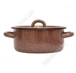 Коричн.рябчик Кастрюля (цил) 1,5л,мет.крыш (12)