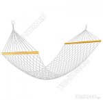 Гамак 200х80см сетка, хлопок, деревянная планка, до 100кг (10) 