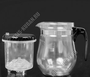 Чайник заварочный (стекло+нерж.сталь) 0,75л 