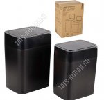 Ведро сенсорн. д/мусора Н-р 2 шт 12+16л, черный (6) Energy