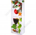 Пакет бумажный для бутылки (h35х12см)