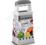 Терка 2-х стор h16 8х4см,нерж+пласт,неж.гол (12) 