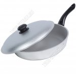 Сковорода глубокая d28см с крышкой (10)