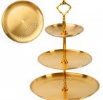 Фруктовница 3-х ярусная d15/20/26см h33cм 