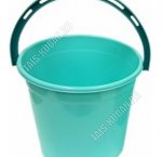 Ведро 10л  мята (d26 h25см) с мер.дел (25) 
