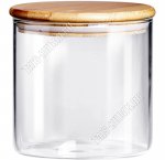 Банка с бамбуковой крышкой 1л 