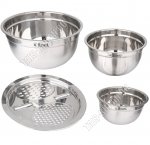 Набор мисок 3шт (1,4/2,4/4,0л d16/20/24см) с тёркой (16)