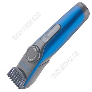 Машинка д/стрижки (аккум) 3Вт, 600м/Ah,рег. уровня длины, лезв.нерж.ст, щеточ, масло,син/черн (12) 