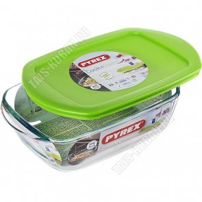 Cook&Store Форма 1,1л с пласт.крышк,2лит.руч,прям 23х15 h6,5см, уп/рубашка (6) 