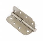 СТАНДАРТ Петля дверн. с врезкой (правая) 10х7х0,25см, разъёмная, сталь с гальван.покрыт, мат.никель , 1BB-R (R14) SN (10)