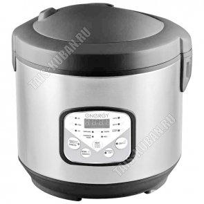 Мультиварка нерж. 900Вт 5л,10 программ,LED дисплей,сереб/черн (4) 