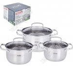 НАБОР кастрюль 3шт Bern (1,9/2,6/3,5л d16/18/20см) (4) 