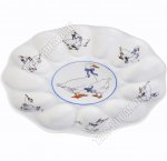 Гуси Блюдо для 12 яиц d22см 