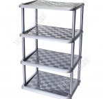 Этажерка д/обуви 4-х ярус, графит. (50х31 h81см) Idea (3) 