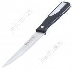 Atlas Нож универсальный L13см,лезвие нержавеющая сталь X30Cr13,черная бакелитовая ручка,блистер (12)