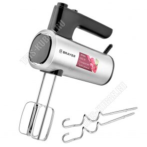 Миксер 800Вт 5скор,2насад,черн/серебро (6) 