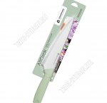 Нож поварской L19,5см, нержавеющее лезвие, пластиковая ручка пудрово-зеленая (10)