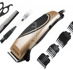 Машинка д/стрижки (сеть) 45Вт, 4 уровня длины(3-12мм) лезв.нерж.ст,петля д/подвеш,парикм.н-р.(12) 