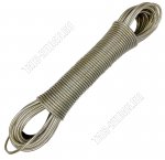 Веревка/шнур бельевой металлическая проволка+полипропилен d2мм (25м) (10)