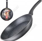 Atik Сковорода d28 h5см,черн.матовый/серебро (6)