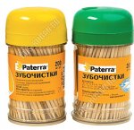 Зубочистки (бамбук) 200шт, Paterra. (240)