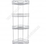 Полка настенная 4-х ярусная,угловая форма (27х20 h69см) (8)