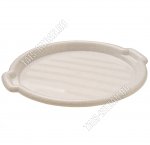 Поднос круг (d34.5см) сл.кость, с ручк, SparkPlast (48)