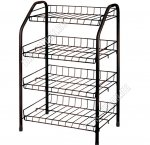 Полка д/обуви 4-х ярус (46х30 h70см) полки-сетка, нагр.до20кг, медный (12)