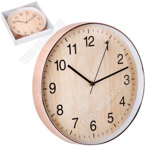 Часы (пластик) круг.d30см 